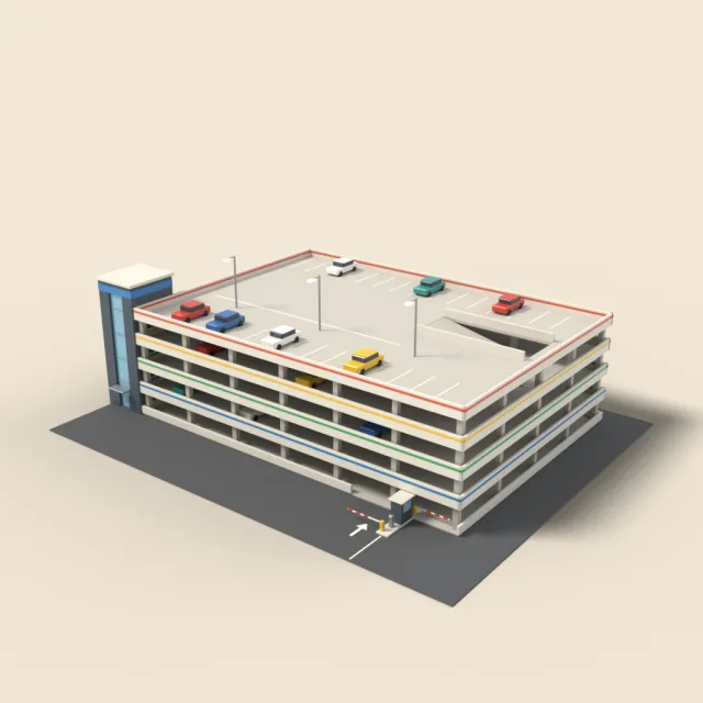 Multi-storey parking garage