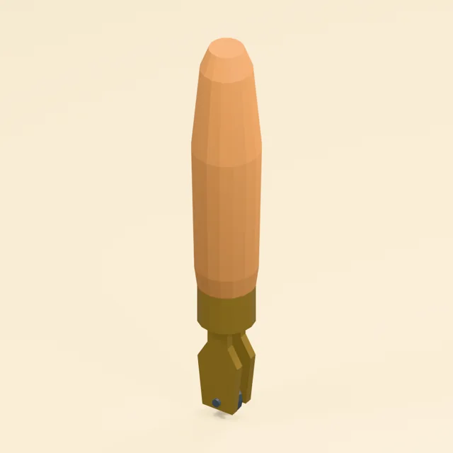 Wheel glass cutter with forked brass head and wooden grip