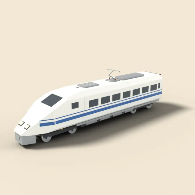Modern high speed train car