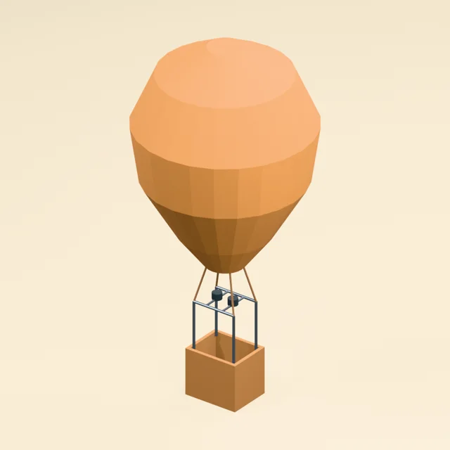 hot_air_balloon_hollow_envelope_suspension_open_basket
