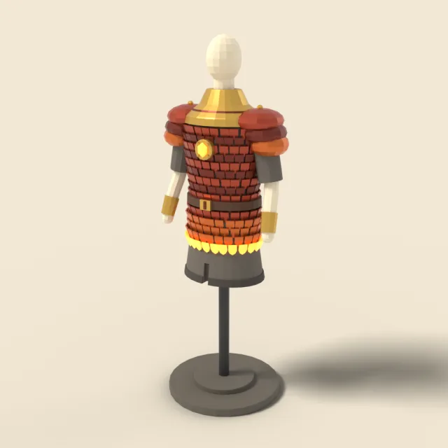 Heat-resistant scale armor