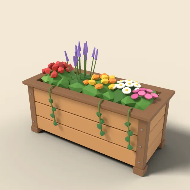 Flower planter box