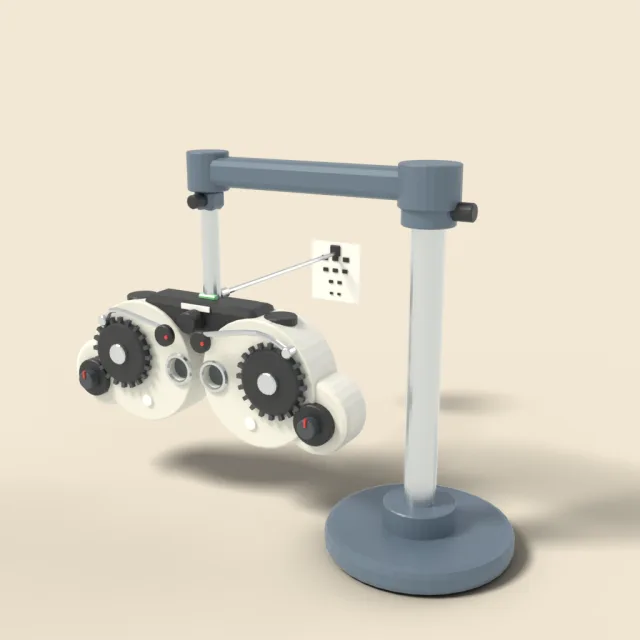 Phoropter eye exam device