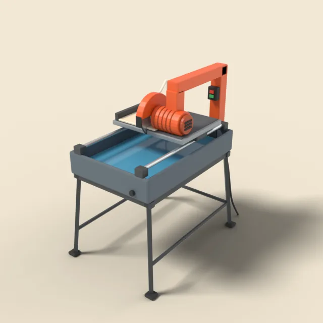 Tile cutting wet saw