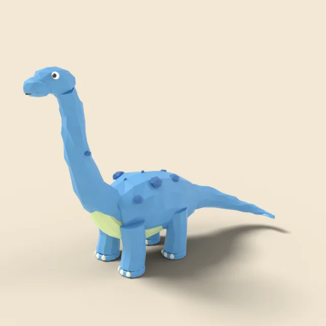 Toy long-neck dinosaur