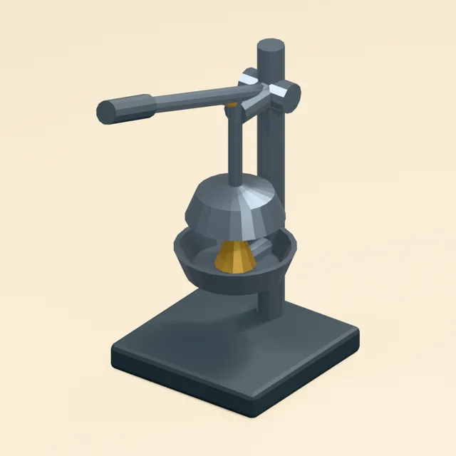 Lever citrus press