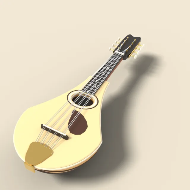 Round-back mandolin