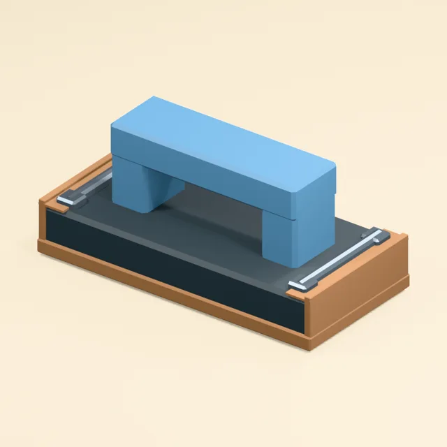 Clamped hand sanding block