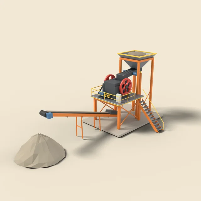Rock crusher plant