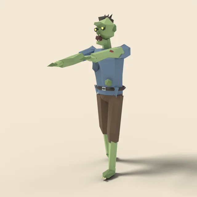 Zombie with outstretched arms