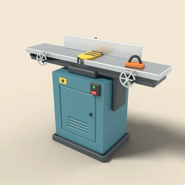 Wood jointer planer