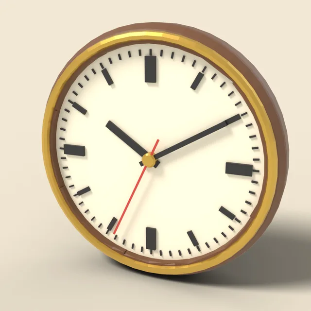 Wall clock round
