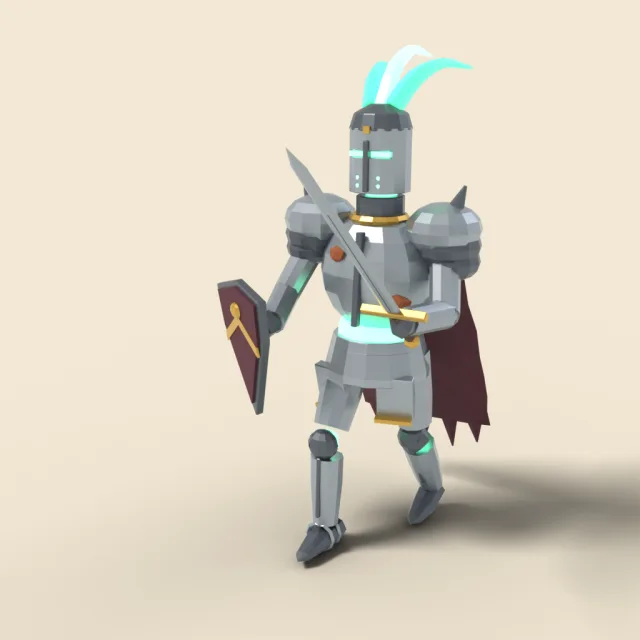 Haunted armor suit walking