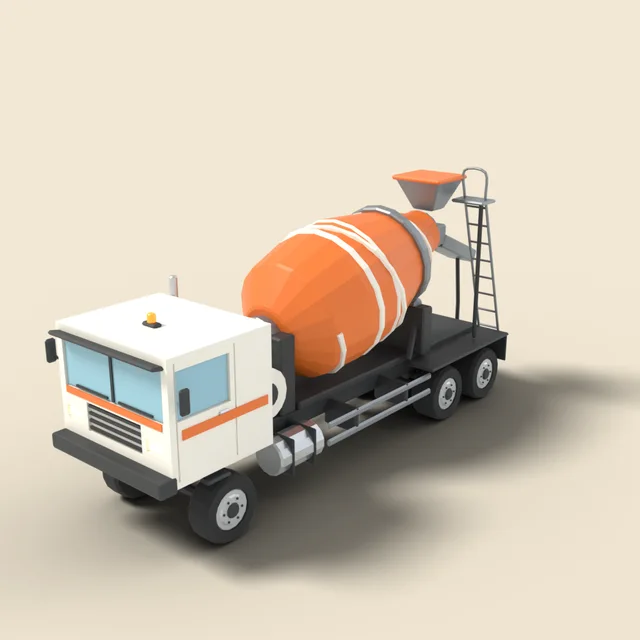 Concrete mixer truck