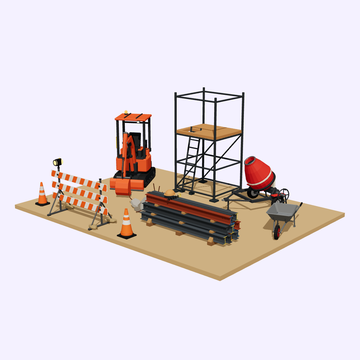 Construction site set