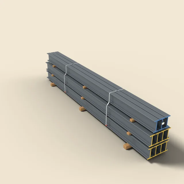 Steel I-beam bundle