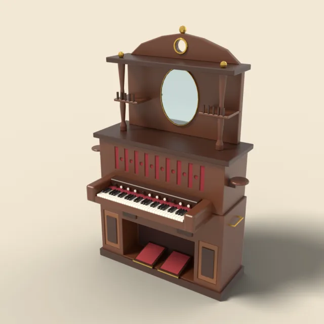 Pump reed organ