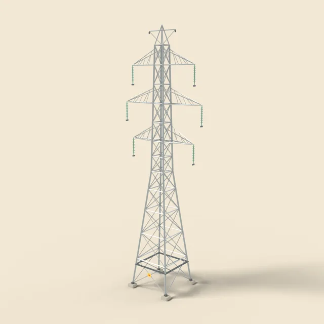 High-voltage pylon