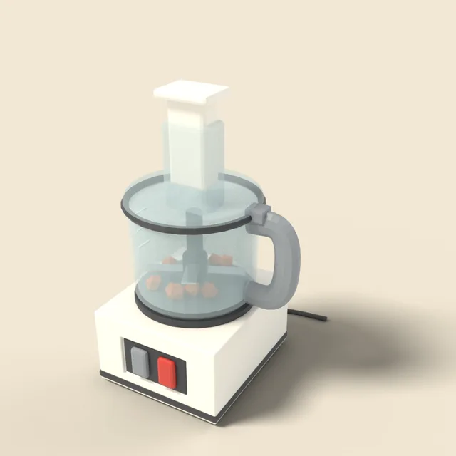 Food processor with bowl