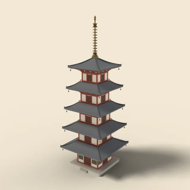 Kofuku-ji five-story pagoda