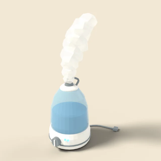 Humidifier with mist