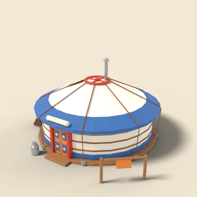 Mongolian yurt