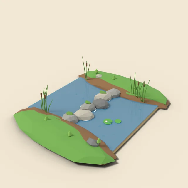 River stepping stones