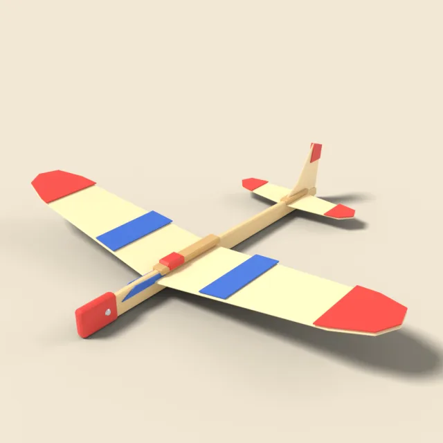 Toy glider plane