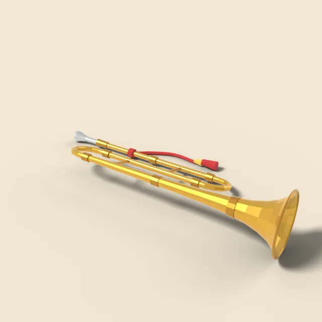 Brass bugle
