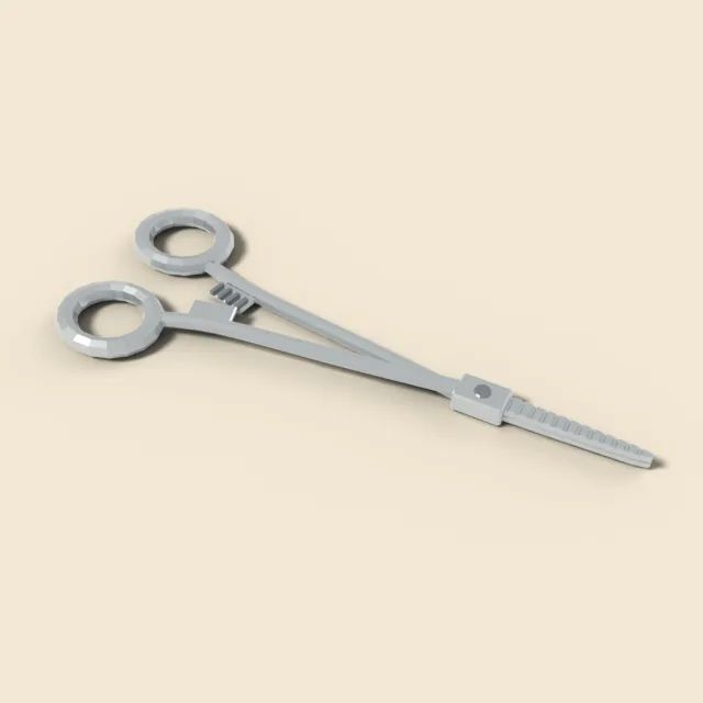 Hemostat clamp forceps