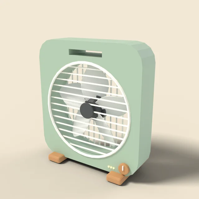 Modern box fan