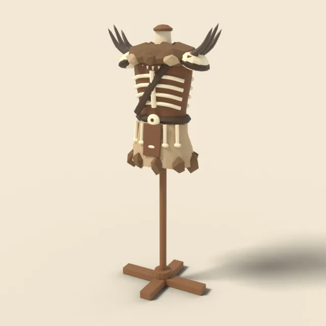 Barbarian bone armor
