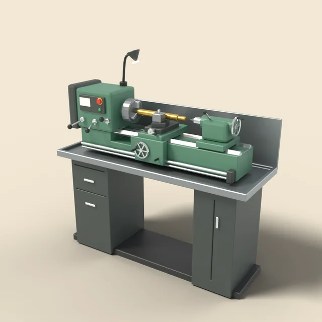 Metal turning lathe