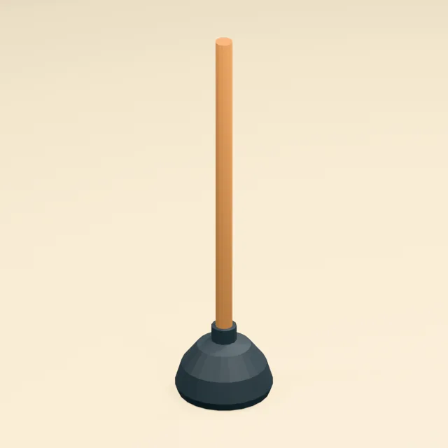 Bell-cup household plunger