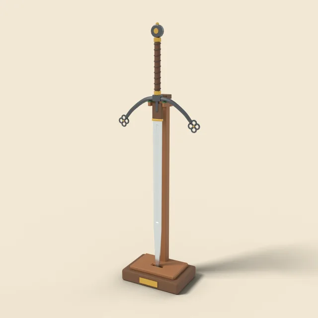 Scottish claymore with quatrefoil guard