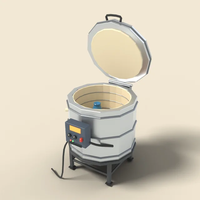 Electric pottery kiln