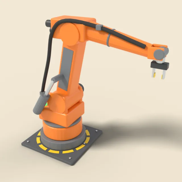 Large industrial robot arm