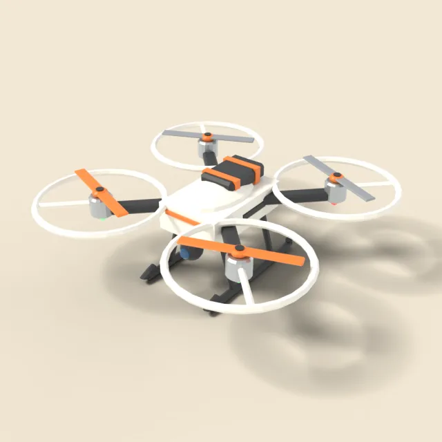 Toy quadcopter drone