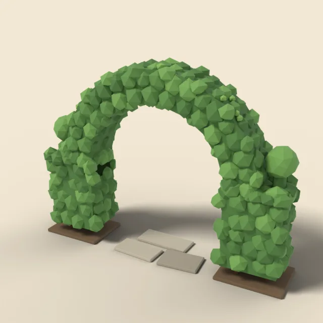 Hedge archway
