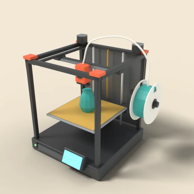 Desktop filament 3D printer