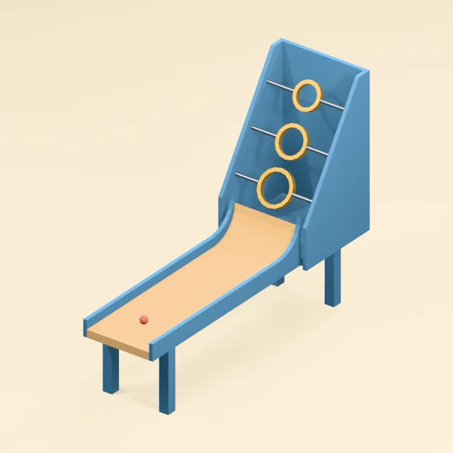 skee_ball_arcade_curved_launch_lane_three_open_target_rings