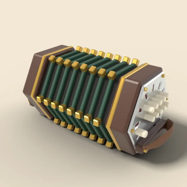 Button concertina