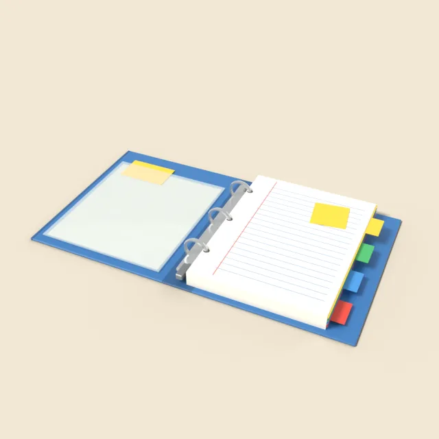 Ring binder with tabs