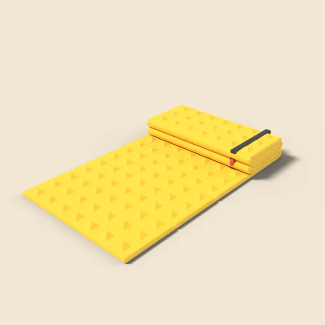 Folding foam camping mat