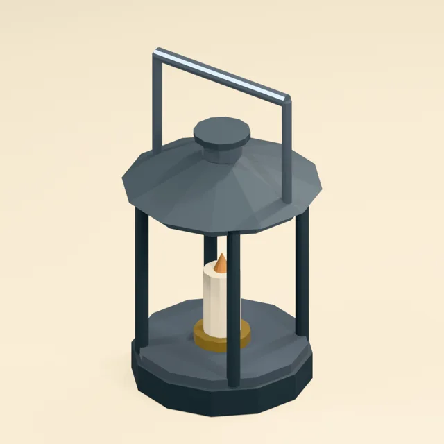 Square Candle · plain