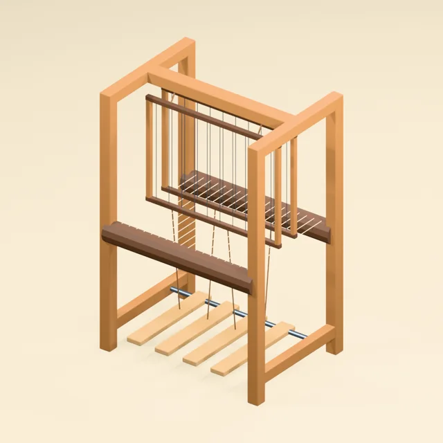 Treadle loom