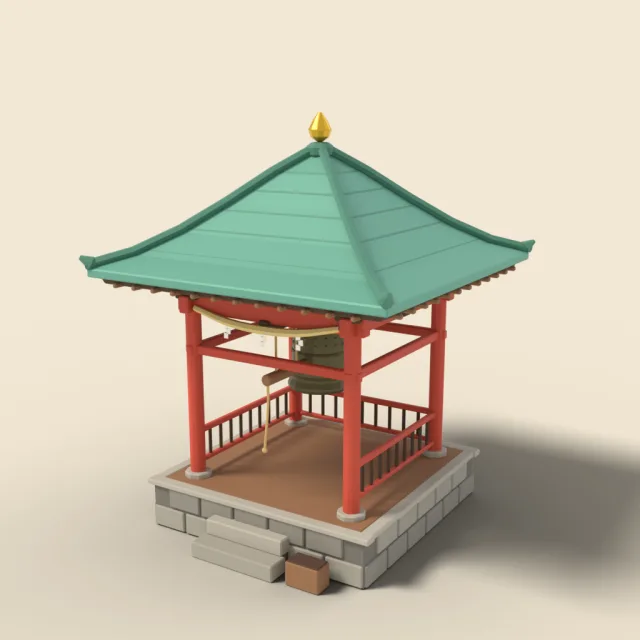 Shrine bell tower
