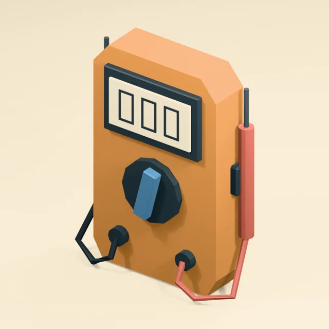 Digital multimeter with parked probes