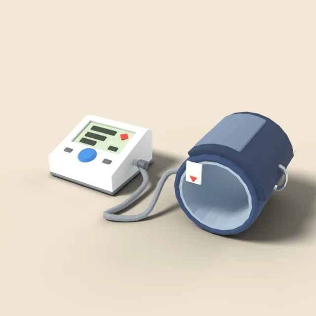 Blood pressure monitor with cuff