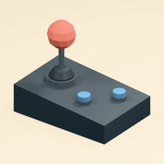 Arcade joystick control deck